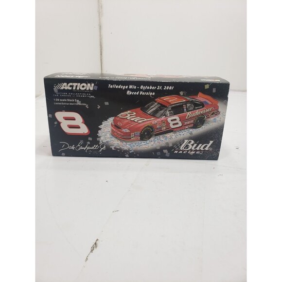 Dale Earnhardt Jr. 2001 #8 Budweiser Monte Carlo Talladega Race Win 1:24 Diecast - Picture 1 of 10